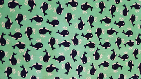 Little Whales Fabric